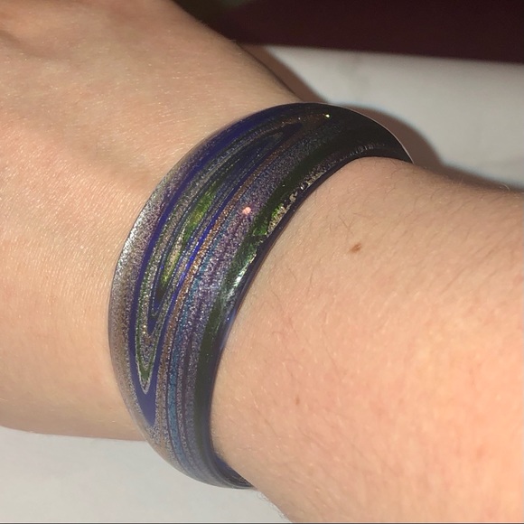 Glass Bangle and Ring Set - Picture 2 of 8